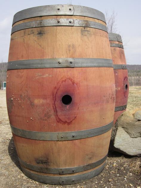 Our used wine barrels are great for homebrewing/beer making